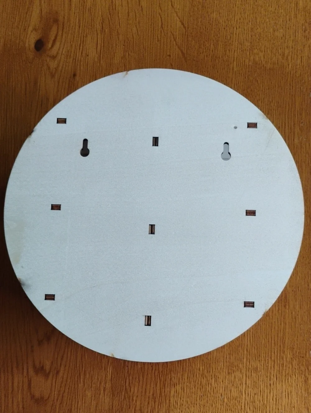 Moon Wall Shelf Crescent Shape Wooden With 3 Shelves 10
